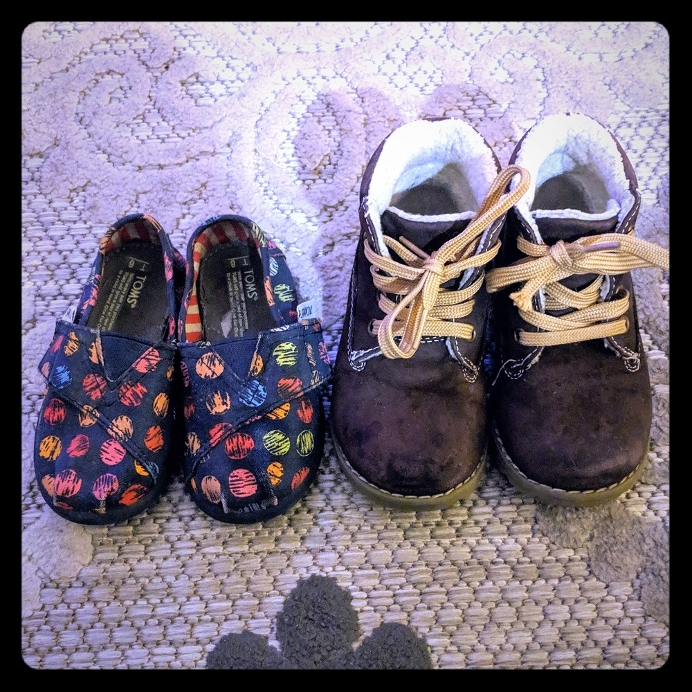 Tom's and Janie and Jack shoes